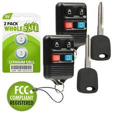 2 Replacement For 1999 2000 2001 2002 2003 2004 Ford Mustang Key Fob Remote