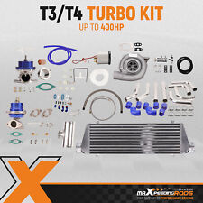 T3 Turbo T04e Universal Kit Stage Iiiwastegateturbo Intercoolerpiping 400hp