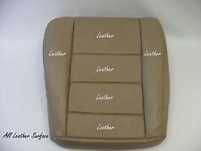 2002 To 2007 Ford F250 F350 Lariat Driver Side Bottom Seat Cover Leather Tan