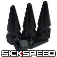 4pc Sickspeed Spiked Bolt For Engine Bay Dress Up Kit 8x1.25 P6 Black