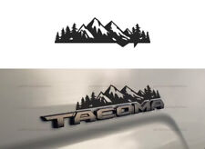 For 2016 - 2023 Toyota Tacoma Mountain Trees Side Door Emblem Badge Vinyl Decal
