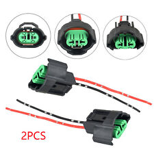 2wire Pigtail Female C H11 Two Harness Head Light Low Beam Bulb Plug Connector