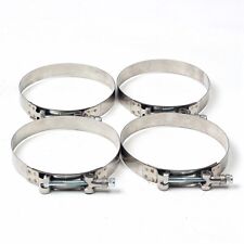 4 X 1.5 Heavy Duty Stainless Steel T-bolt Clamp 38mm Id Turbo Intercooler