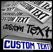 Custom Vinyl Lettering Text Decal Name Car Truck Boat Sign Banner Window Sticker