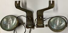 Mb Gpw Willys Jeep 2 Revolving Headlights Buckets And Brackets