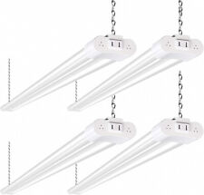 4 Pack 4ft Linkable Led Shop Light For Garage 4400lm 42w Utility Light - White