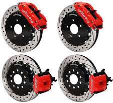 Wilwood Disc Brake Kitcomplete2005-2014 Ford Mustang13red Calipersdrilled