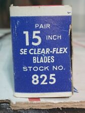 Vintage Anco 825 Clear Flex Wiper Blade 15 Pair