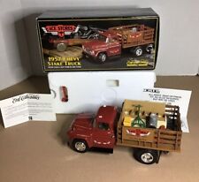 Ertl Collectible 1957 Ace Chevy Stake Truck Die Cast Wporcelain Load 9824004