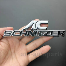 Metal Ac Schnitzer Logo Emblem Car Badges Decal Sticker Auto Trunk Rear Tailgate