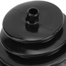  Gear Shift Handbrake Lever Boot Plate Kit Dustproof Black Rubber Round