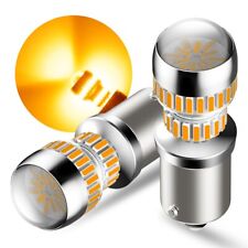 Auxito 1156 7506 Led Turn Signal Light Bulbs Canbus Anti Hyper Flash Amber 3000k