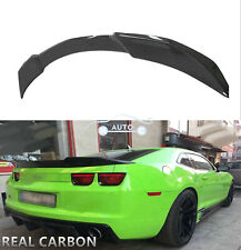 For Chevy Camaro 2010-2013 Real Carbon Fiber Rear Trunk Spoiler Boot Wing Lip Z