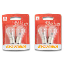 Sylvania Long Life - Two 2 Packs - 2057ll Light Bulb Brake Tail Side Marker Rd