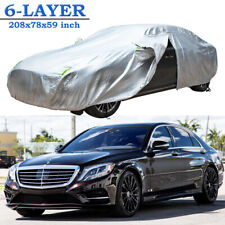 For Mercedes-benz S550 S320 Car Cover All Weather Water Snow Uv Proof Zipper