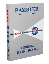 1960 Amc Rebel Rambler Ambassador Shop Manual 60 Technical Repair Service Book