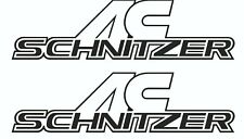 2x Bmw Ac Schnitzer Stickers Decals For Rear Front Doors Windows Panel Tuning