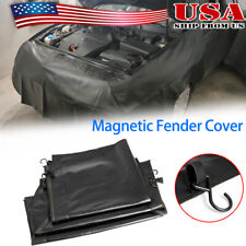 3pcs Magnetic Fender Cover Lrf Mechanics Work Mat Protector Leather W Hook