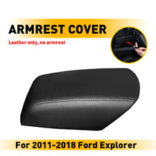 For 2011 2012 2013-2018 Ford Explorer Black Center Console Armrest Lid Cover Eou