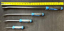 Matco Tools Pbsb4c 4 Piece Curved Tip Pry Bar Set - Blue Usa New