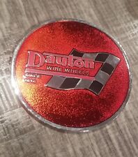Lowrider Hydraulic Wire Wheel Dayton Red Flake And Chrome Chip 4pcs