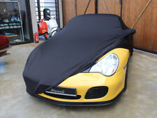Full Garage Protective Blanket Indoor Black With Mirror Pockets For Porsche 996 Turbo