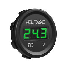 Mictuning 12v 24v Car Dc Voltmeter Green Led Digital Display Voltage Monitor Suv
