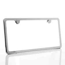 Mirror Finished Stainless Steel License Plate Frame W Chrome Screw Caps