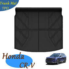 1x Car Trunk Mat Cargo Liner Tray All Weather For 2023-2024 Honda Crv Tpo Rubber