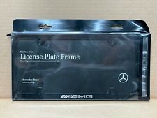 Mercedes-benz Genuine Amg Black Slimline License Plate Frame New