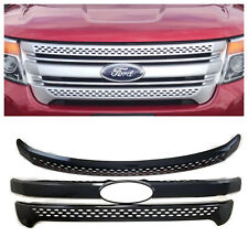 Patented Overlay Black Grille Fits 11-15 Ford Explorer Basexltlimited