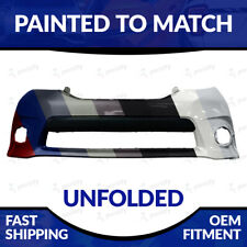 New Painted Unfolded Front Bumper Wo Snsor Holes For 2011-2017 Toyota Sienna Se