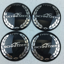 4pcs 65mm Ac Schnitzer Logo Wheels Car Center Hub Cap Badge Emblem Decal Sticker