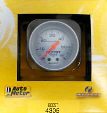 Auto Meter 4305 Ultra Lite Mechanical Boost Pressure Gauge 0-60 Psi 2 116