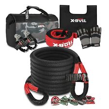 X Bull Winch Recovery Kit Soft Shackle Tow Strap Tree Saver Glove Off-road