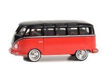 1956 Volkswagen 23-window Microbus - Red 164 Scale Model - Greenlight 37290b