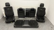 15 23 Dodge Challenger Srt Seats Front Rear Black Leather Suede Power Heated 23k