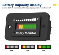 12v72v Led Battery Monitor Meter Voltage Car Indicator Digital Waterproof Usa