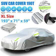 Xl Size Full Car Cover Waterproof Outdoor Sun Snow Rain Uv Heat Dust Resistant