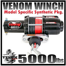 5000lb Venom Utv Winch 14-24 Polaris Rzrrzr 4general 9001000turbo Rxr Razor