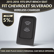 For 2015 -2018 Chevrolet Silverado Wireless Charger Tray 15w Fast Center Console