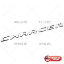 2015-2023 Dodge Charger Rear Trunk Decklid Chrome Nameplate Emblem New Mopar