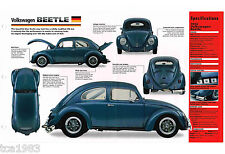 Volkswagen Vw Beetle Bug Custom Imp Brochure 195519561957