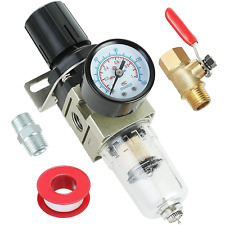 14 Inch Air Compressor Filter Regulator Combo Water Oil Separator With Pressur