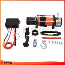 New 9500lbs 12v Electric Winch For Truck Trailer Pickup Suv Wireless Remote