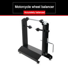 Portable Motorcycle Wheel Balancer Rim Tire Balancing Spin Static Truing Stand