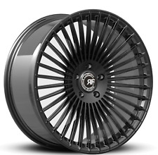 22 Rf35 Black Concave Wheels For Bmw G05 X5 M50i Xdrive40i 5x112 Rims Set 4