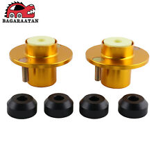 2pcs Gold Extended Top Hat Coilover Shock Mount For Honda Civic Crx 88-00 Acura