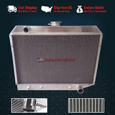 3rows Aluminum Radiator For 1968-1974 Plymouth Barracuda Small Block 26 Core At