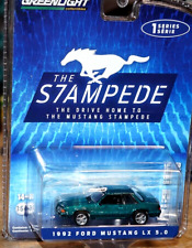 Greenlight 164 1992 Ford Mustang Foxbody Green 5.0 Model Toy Car Diecast New